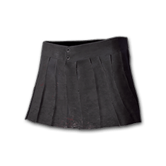 Плиссированная мини-юбка (черный)