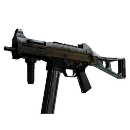 StatTrak™ UMP-45 | Gold Bismuth (Battle-Scarred)