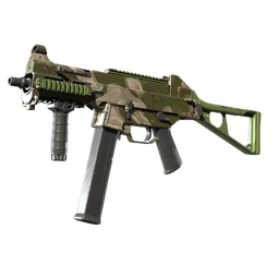 UMP-45 | Green Swirl (Field-Tested)