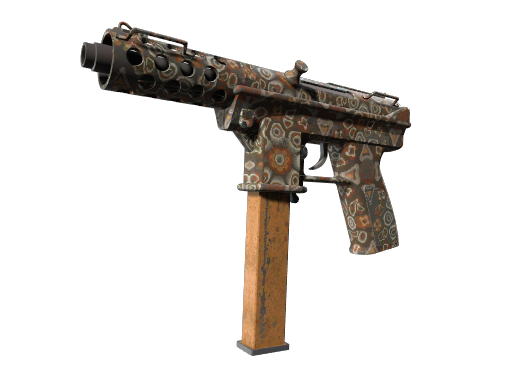 Tec-9 | Orange Murano (Battle-Scarred)