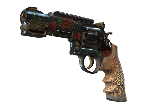 StatTrak™ R8 Revolver | Tango (Well-Worn)