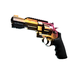 StatTrak™ R8 Revolver | Fade (Well-Worn)