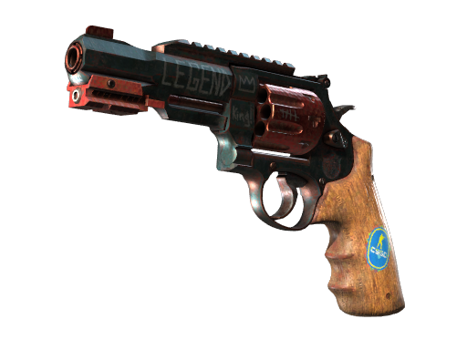 StatTrak™ R8 Revolver | Junk Yard (Well-Worn)