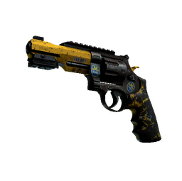 StatTrak™ R8 Revolver | Banana Cannon (Battle-Scarred)