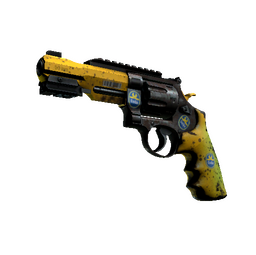 StatTrak™ R8 Revolver | Banana Cannon (Well-Worn)