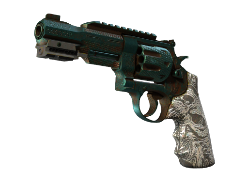 StatTrak™ R8 Revolver | Bone Forged (Battle-Scarred)