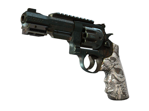 StatTrak™ R8 Revolver | Bone Forged (Well-Worn)