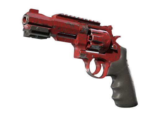 StatTrak™ R8 Revolver | Crimson Web (Well-Worn)