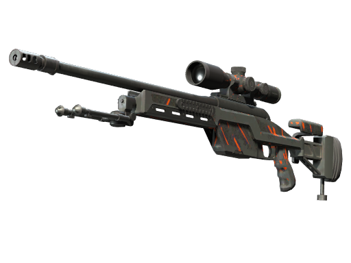 StatTrak™ SSG 08 | Slashed (Battle-Scarred)