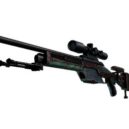 SSG 08 | Azure Glyph (Battle-Scarred)