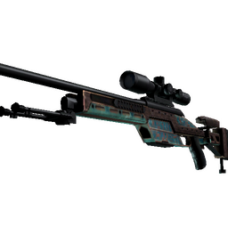 SSG 08 | Azure Glyph (Well-Worn)