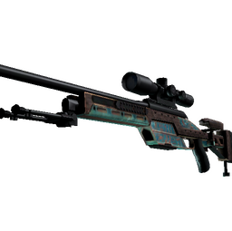 Souvenir SSG 08 | Azure Glyph (Minimal Wear)