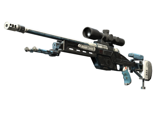 StatTrak™ SSG 08 | Ghost Crusader (Battle-Scarred)