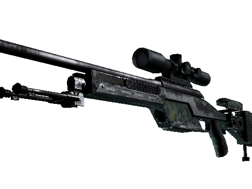 Souvenir SSG 08 | Jungle Dashed (Battle-Scarred)