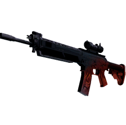 StatTrak™ SG 553 | Darkwing (Well-Worn)