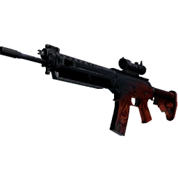 StatTrak™ SG 553 | Darkwing (Battle-Scarred)