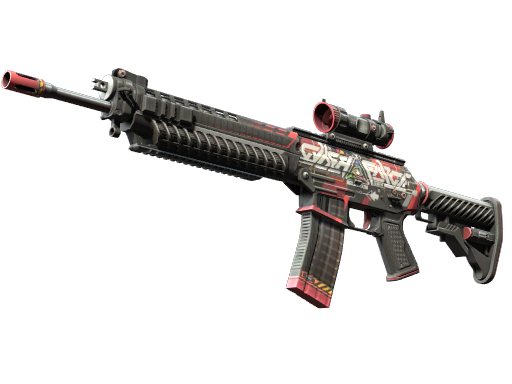 StatTrak™ SG 553 | Cyberforce (Minimal Wear)