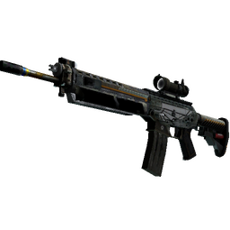 SG 553 | Aerial (Battle-Scarred)