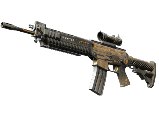 StatTrak™ SG 553 | Triarch (Battle-Scarred)