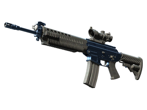 Souvenir SG 553 | Anodized Navy (Factory New)