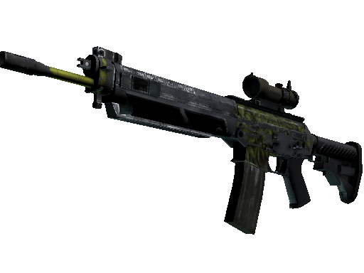 SG 553 | Lush Ruins (Battle-Scarred)