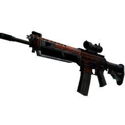 StatTrak™ SG 553 | Danger Close (Battle-Scarred)