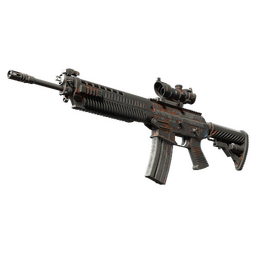 SG 553 | Basket Halftone (Battle-Scarred)
