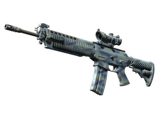 SG 553 | Wave Spray (Well-Worn)