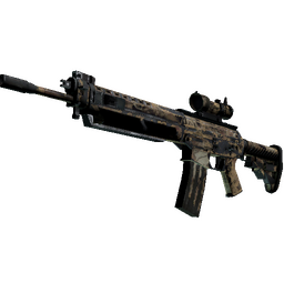 SG 553 | Bleached (Battle-Scarred)