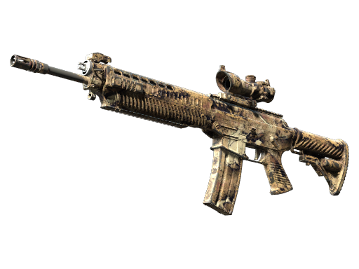 Souvenir SG 553 | Bleached (Well-Worn)