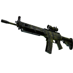 Souvenir SG 553 | Gator Mesh (Well-Worn)