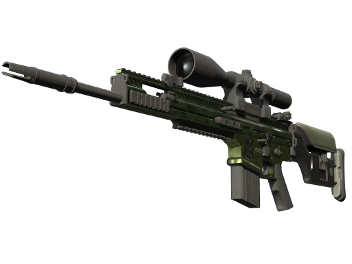 StatTrak™ SCAR-20 | Green Marine (Field-Tested)