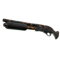 StatTrak™ Sawed-Off | Orange DDPAT (Well-Worn)