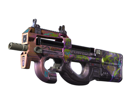 StatTrak™ P90 | Neoqueen (Well-Worn)