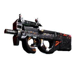 StatTrak™ P90 | Vent Rush (Well-Worn)