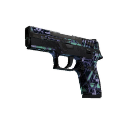 Souvenir P250 | Digital Architect (Battle-Scarred)