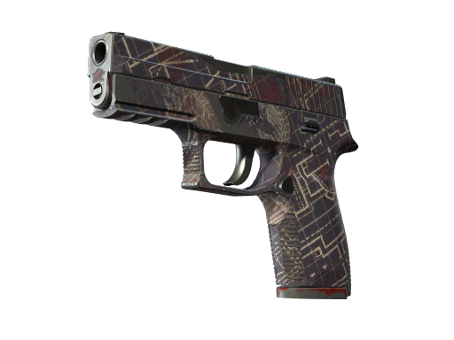 Souvenir P250 | Facility Draft (Well-Worn)