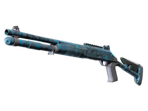 XM1014 | Camuflaje variado azul