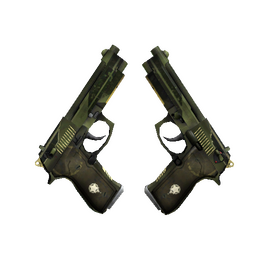 StatTrak™ Dual Berettas | Retribution (Minimal Wear)