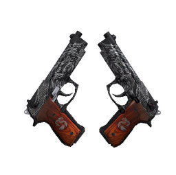 StatTrak™ Dual Berettas | Dualing Dragons (Factory New)