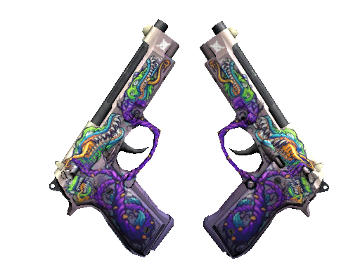 StatTrak™ Dual Berettas | Flora Carnivora