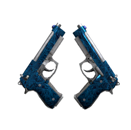 Souvenir Dual Berettas | Cobalt Quartz (Factory New)