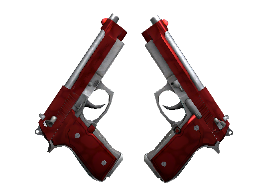 Image for the Dual Berettas | Hemoglobin weapon skin in Counter Strike 2