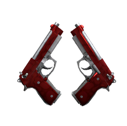 StatTrak™ Dual Berettas | Hemoglobin (Factory New)