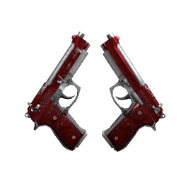 StatTrak™ Dual Berettas | Hemoglobin (Field-Tested)