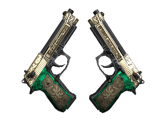 StatTrak™ Dual Berettas | Royal Consorts (Minimal Wear)