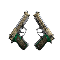 StatTrak™ Dual Berettas | Royal Consorts (Battle-Scarred)