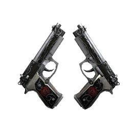 StatTrak™ Dual Berettas | Balance (Well-Worn)