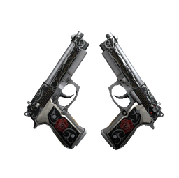 StatTrak™ Dual Berettas | Balance (Factory New)