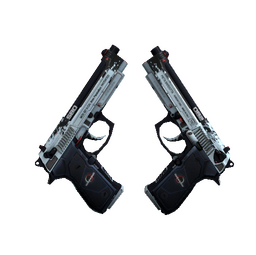 StatTrak™ Dual Berettas | Dezastre (Minimal Wear)